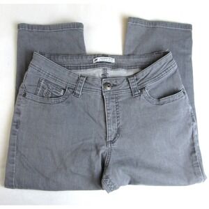 Lee Jeans Slender Secret Lower on the Waist Gray Capri Women's Size 12
